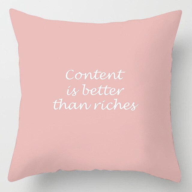Pink Marble Print 45x45cm Cushion Cover For Sofa Throw Cushions Pillowcase Trendy Pillow Cover Nordic Style Living Room Decor