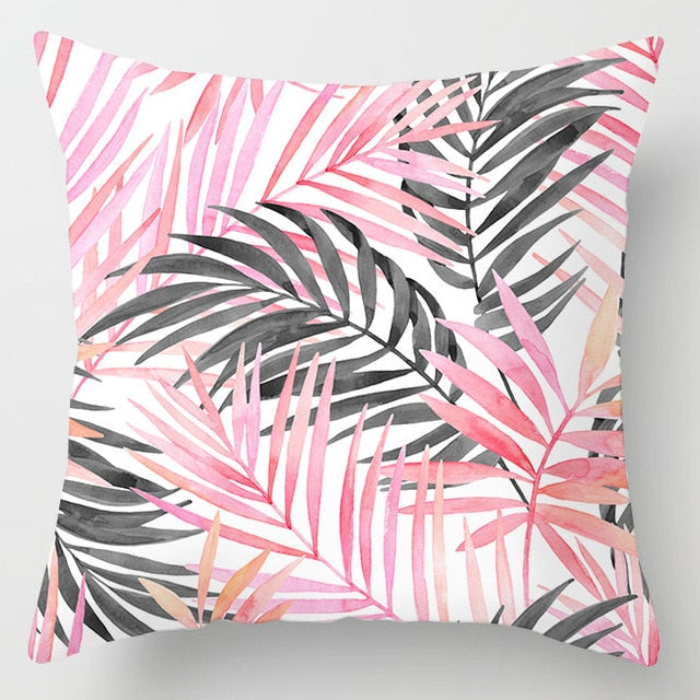 Pink Marble Print 45x45cm Cushion Cover For Sofa Throw Cushions Pillowcase Trendy Pillow Cover Nordic Style Living Room Decor