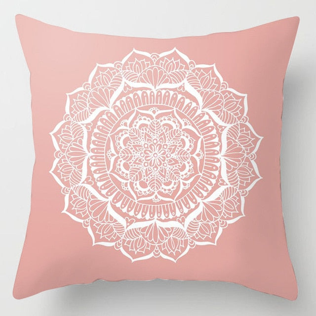 Pink Marble Print 45x45cm Cushion Cover For Sofa Throw Cushions Pillowcase Trendy Pillow Cover Nordic Style Living Room Decor