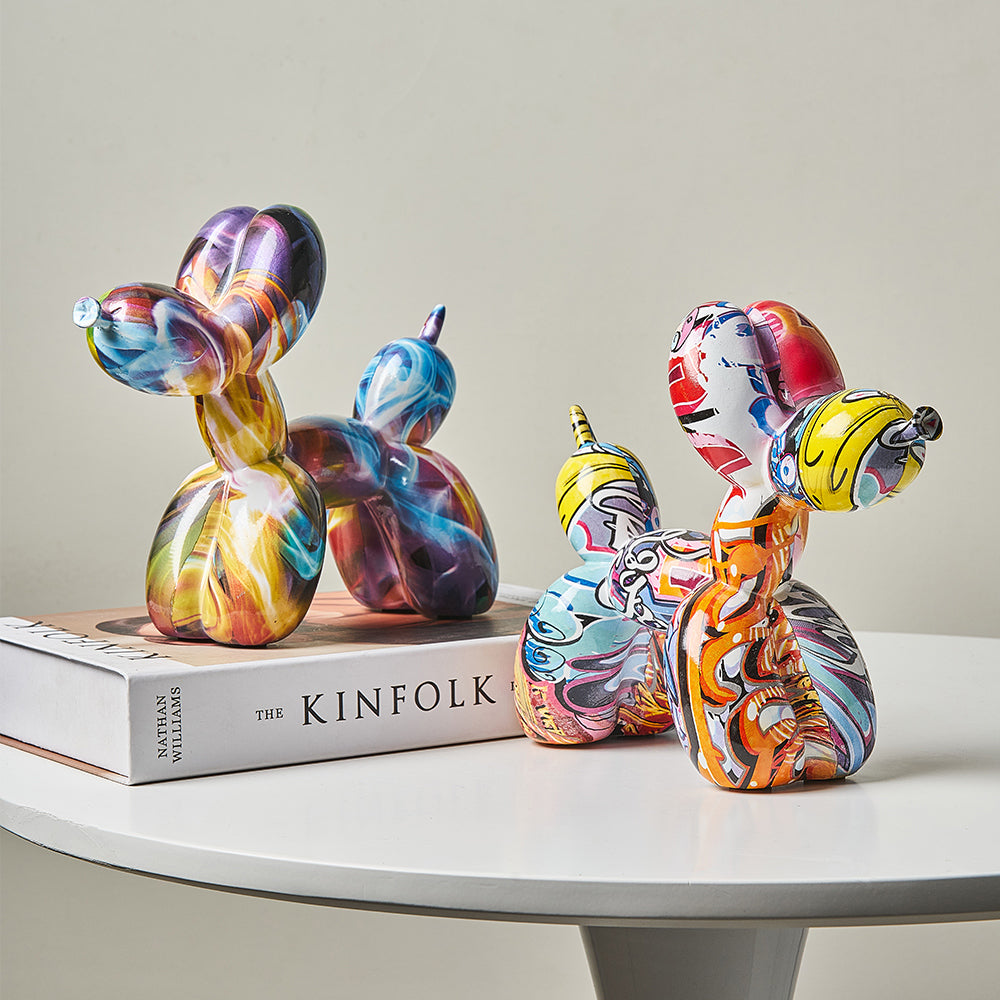 Balloon Dog Figurines, Sculpture Decor Room Accessories, Modern Nordic Gift