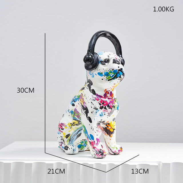 Multicolor Balloon Dog Statues Abstract Animal Ornaments Modern Miniature Art Sculptures Decoration For Living Room Bedroom Nordic Home Decor