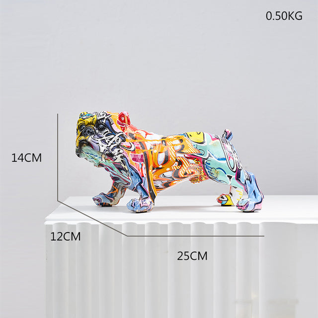 Multicolor Balloon Dog Statues Abstract Animal Ornaments Modern Miniature Art Sculptures Decoration For Living Room Bedroom Nordic Home Decor
