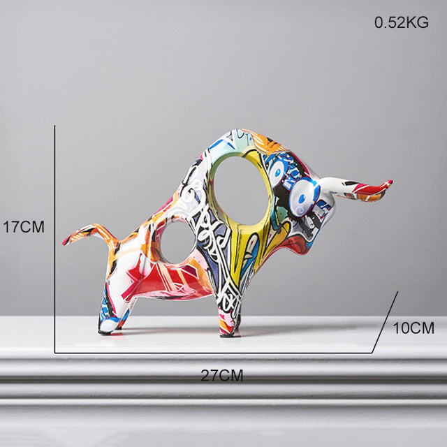 Multicolor Balloon Dog Statues Abstract Animal Ornaments Modern Miniature Art Sculptures Decoration For Living Room Bedroom Nordic Home Decor