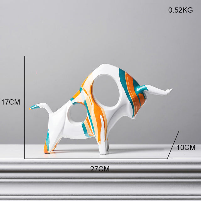 Multicolor Balloon Dog Statues Abstract Animal Ornaments Modern Miniature Art Sculptures Decoration For Living Room Bedroom Nordic Home Decor