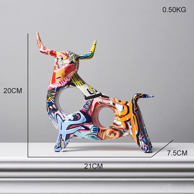 Multicolor Balloon Dog Statues Abstract Animal Ornaments Modern Miniature Art Sculptures Decoration For Living Room Bedroom Nordic Home Decor