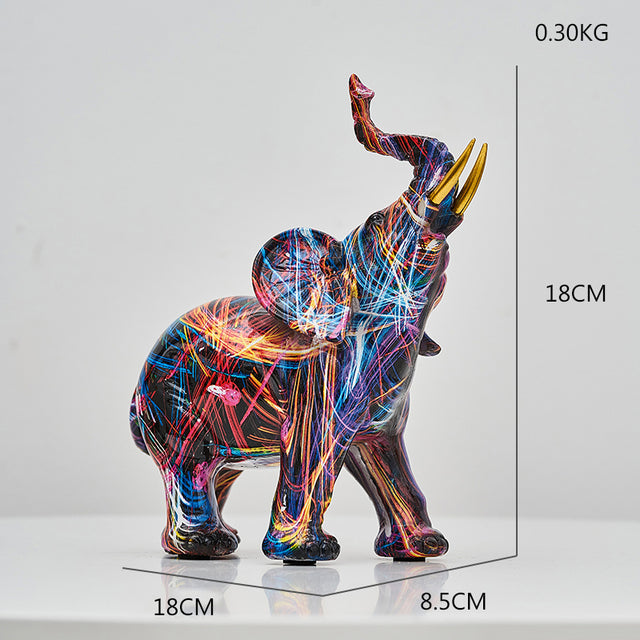 Multicolor Balloon Dog Statues Abstract Animal Ornaments Modern Miniature Art Sculptures Decoration For Living Room Bedroom Nordic Home Decor