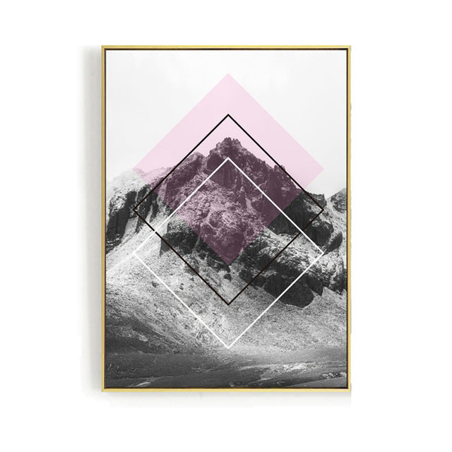 Mount Belalakaya Motivation Quotation Mountain Wall Art Nordic Style Fine Art Canvas Prints Minimalist Pictures For Modern Home Office Interior Decor