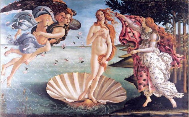 Classic Painting Botticelli's Birth of Venus Wall Art Poster Fine Art Canvas Print For Office Salon Living Room Bedroom Art Famous Painting Poster