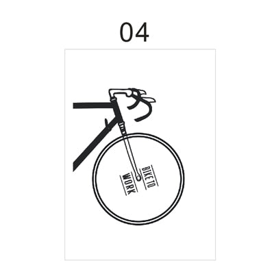 Abstract Minimalist Cycling Poster Wall Art Black and White Nordic Canvas Prints Paintings For Cyclists Pictures For Home Garage