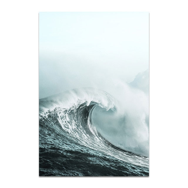 The Peace Of Nature. Rugged Coastal Wilderness Landscape Seascapes Fine Art Canvas Prints Scandinavian Style Modern Home Interior Decor
