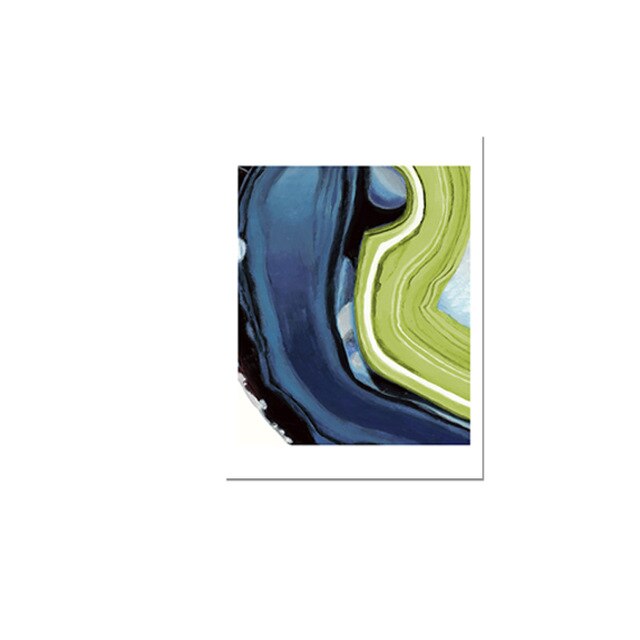 Beautiful Abstract Marble Wall Art Blue And Green Patterns Fine Art Canvas Prints Nordic Style Pictures For Living Room Bathroom Modern Home Decor