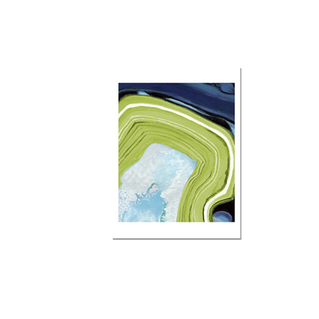 Beautiful Abstract Marble Wall Art Blue And Green Patterns Fine Art Canvas Prints Nordic Style Pictures For Living Room Bathroom Modern Home Decor