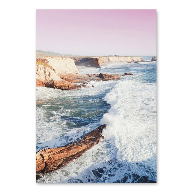 Beach Lover Coastal Seascape Wall Art Nordic Style Fine Art Canvas Prints Lifeguard Life Posters For Bedroom Living Room Beach House Home Decor