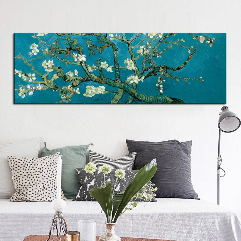 Vincent Van Gough Almond Blossom Painting Wallpaper