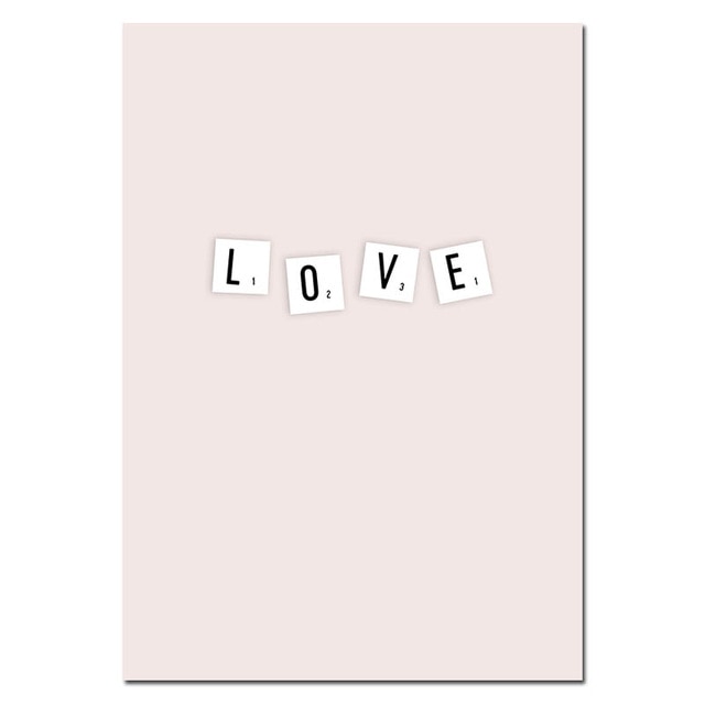 Ocean Beach Landscape Gallery Wall Art Sea Sunrise Colorful Pebbles Simple Love Minimalist Quote Fine Art Canvas Prints Nordic Home Decor