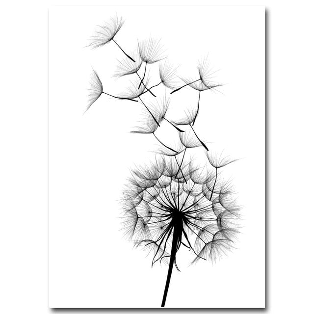 Simple Minimalist Black & White Scandinavian Gallery Wall Art Fine Art Canvas Prints Nordic Style Posters For Living Room Modern Home Decor