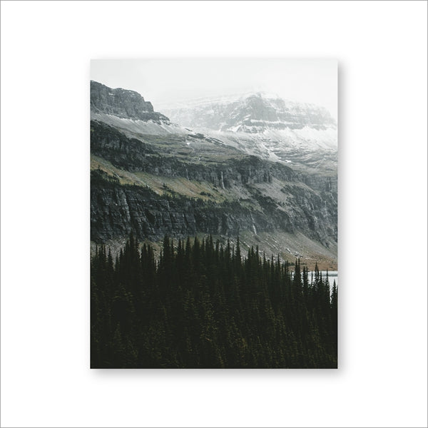 Misty Mountain Forest Lake Wilderness Landscape Wall Art Fine Art Canvas Prints Peaceful Nature Pictures For Office Or Home Living Room Wall Decor