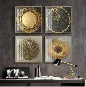 The inspirational and alluring Nordic Gold collection of wall art takes inspiration from nature and the environment