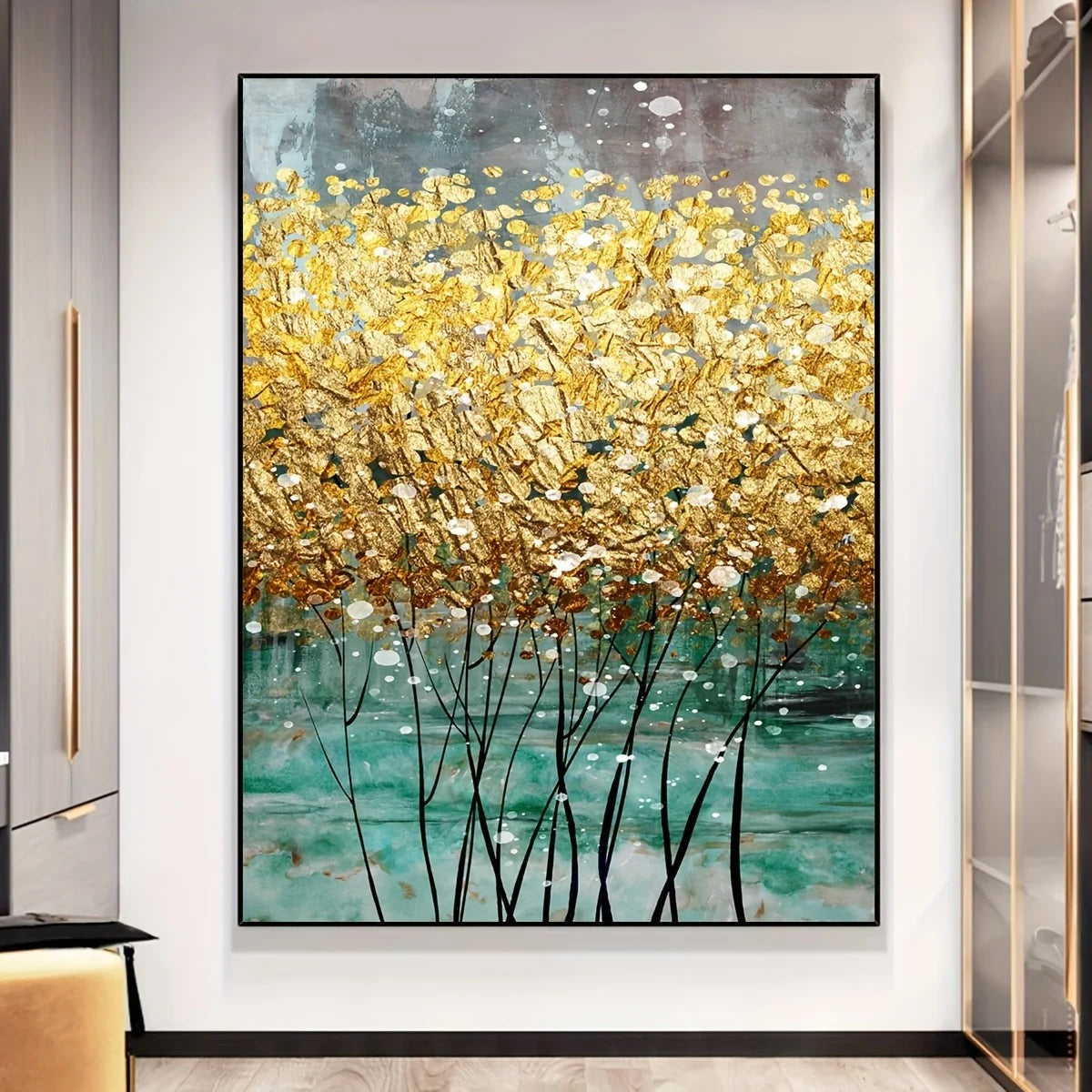 The inspirational and alluring Nordic Gold collection of wall art takes inspiration from nature and the environment
