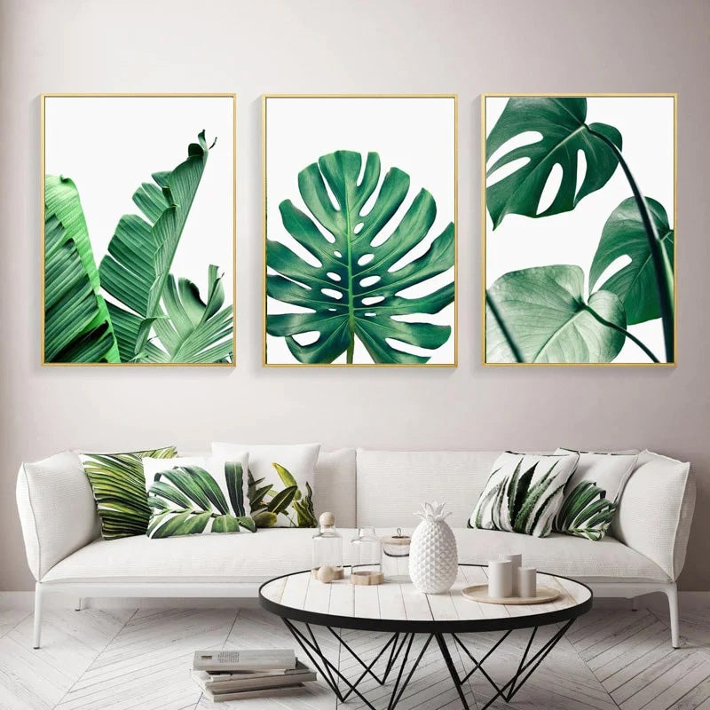 Bring the outdoors indoors and decorate your living room with lush green leaves posters from our Botany Wall Art collection. Be inspired by nature!