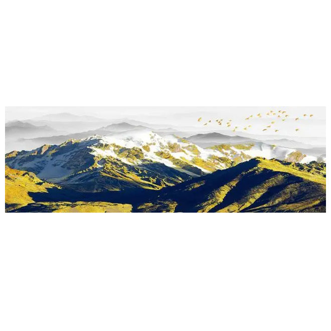 Mountain Lake Forest Wilderness Wall Art Large Format Canvas Prints Wide Format Landscape Picture For Above The Sofa Or Above The Bed