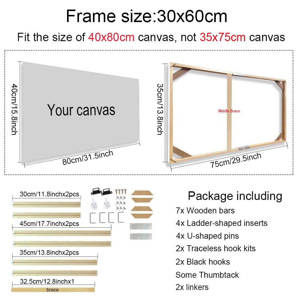 35x75cm_Wooden_Frame_Kits_For_Canvas_Prints_Solid_Wood_Stretcher_Bars_DIY_Picture_Framing_Kits_2025