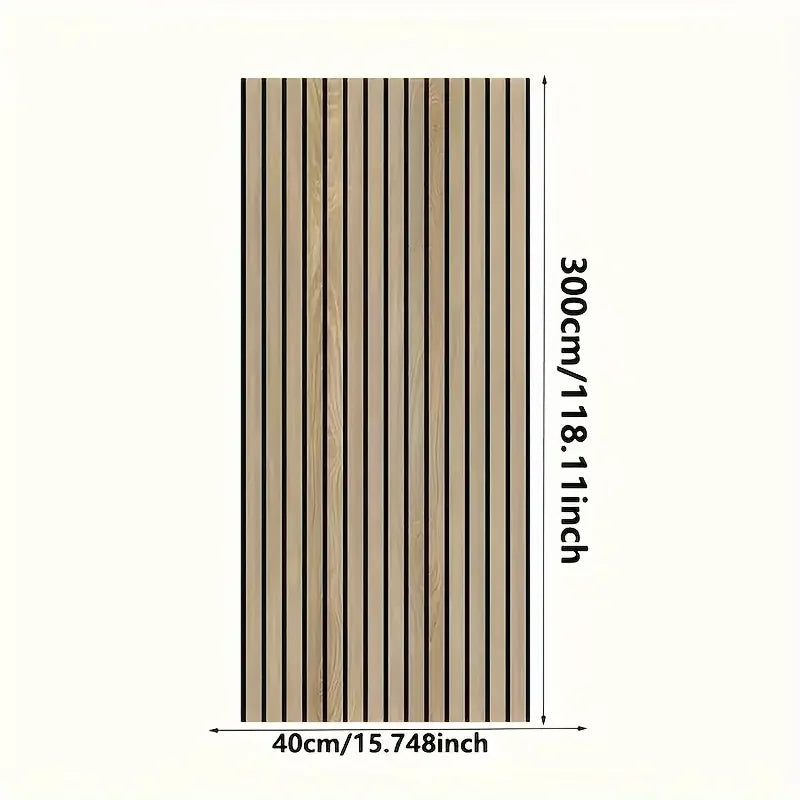 Rectangular mat with striped pattern and dimensions on a white background