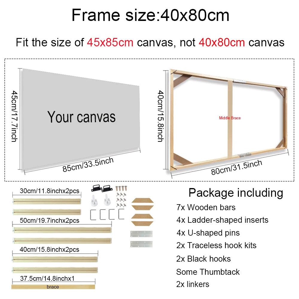 40x80cm_Wooden_Frame_Kits_For_Canvas_Prints_Solid_Wood_Stretcher_Bars_DIY_Picture_Framing_Kits_2025