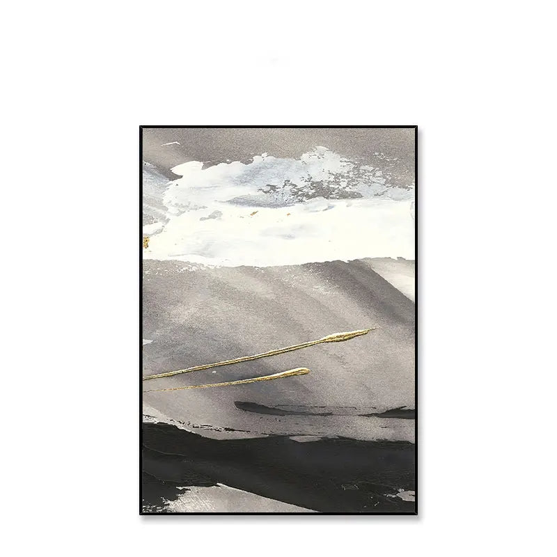 Abstract Shades Of Black Grey Wall Art Fine Art Canvas Prints Modern Nordic Pictures For Living Room Bedroom Scandinavian Home Styling