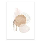 Abstract Beige Pink Geometric Canvas Boho Poster and Printed Wall Art Picture Modern Bedroom Living Room Home Decoration Mural