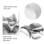 Abstract Black White Liquid Marble Poster Wall Art Fine Art Canvas Prints Modern Minimalist Pictures For Living Room Dining Room Home and Office Decor 2025 002