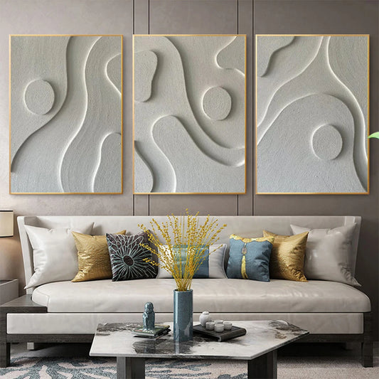Abstract Contours Black White Minimalist Wall Art Fine Art Canvas Prints Pictures For Living Room Dining Art For For Modern Home Office Interiors