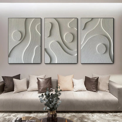 Abstract Contours Black White Minimalist Wall Art Fine Art Canvas Prints Pictures For Living Room Dining Art For For Modern Home Office Interiors
