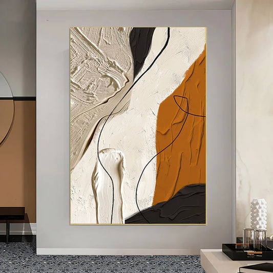 Abstract Flowing Textural Designs Wall Art Fine Art Canvas Prints Pictures For Modern Apartment Living Room Foyer Art For Scandinavian Interiors