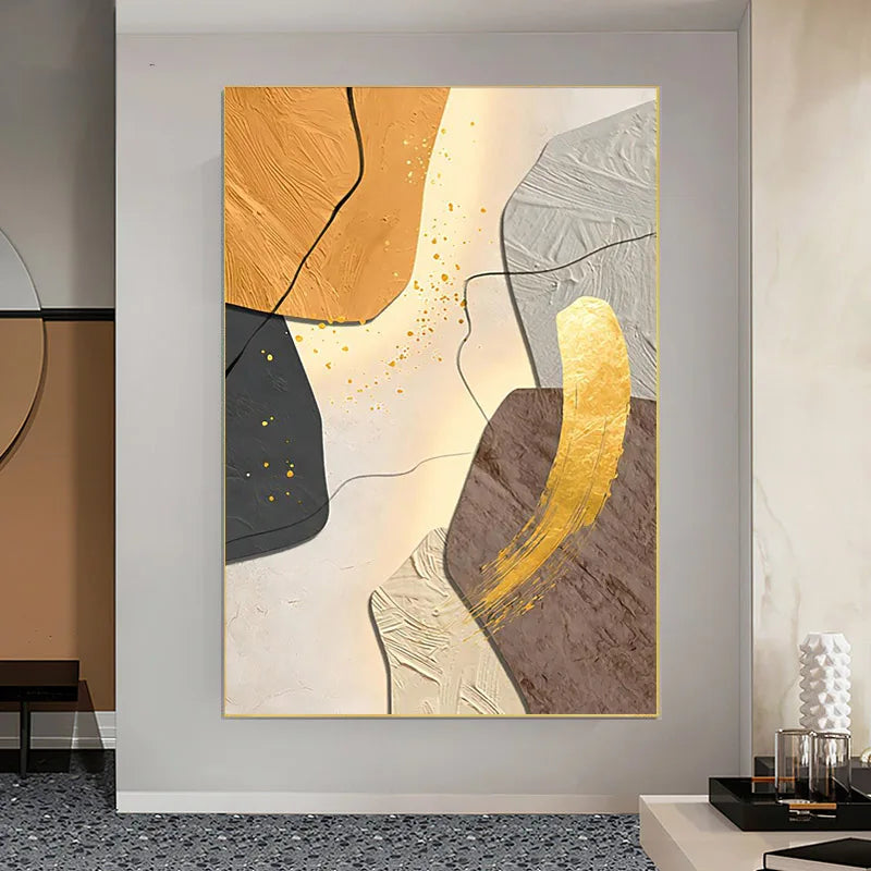 Abstract Flowing Textural Designs Wall Art Fine Art Canvas Prints Pictures For Modern Apartment Living Room Foyer Art For Scandinavian Interiors 2025