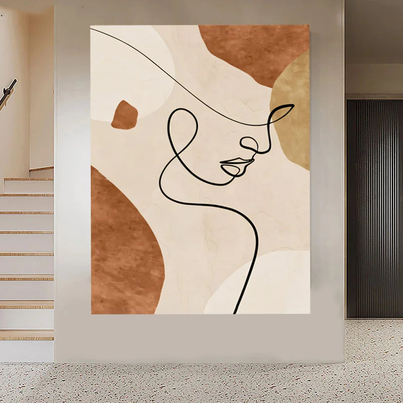 Abstract Flowing Textural Designs Wall Art Fine Art Canvas Prints Pictures For Modern Apartment Living Room Foyer Art For Scandinavian Interiors 2025