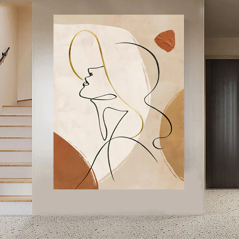 Abstract Flowing Textural Designs Wall Art Fine Art Canvas Prints Pictures For Modern Apartment Living Room Foyer Art For Scandinavian Interiors 2025