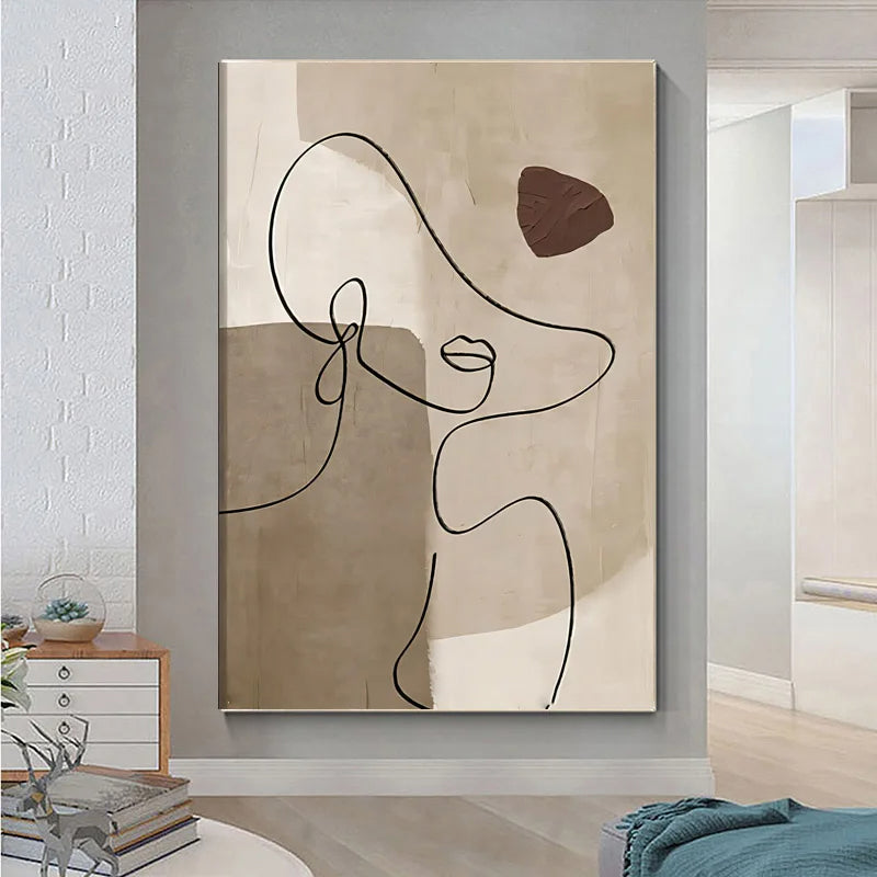 Abstract Flowing Textural Designs Wall Art Fine Art Canvas Prints Pictures For Modern Apartment Living Room Foyer Art For Scandinavian Interiors 2025