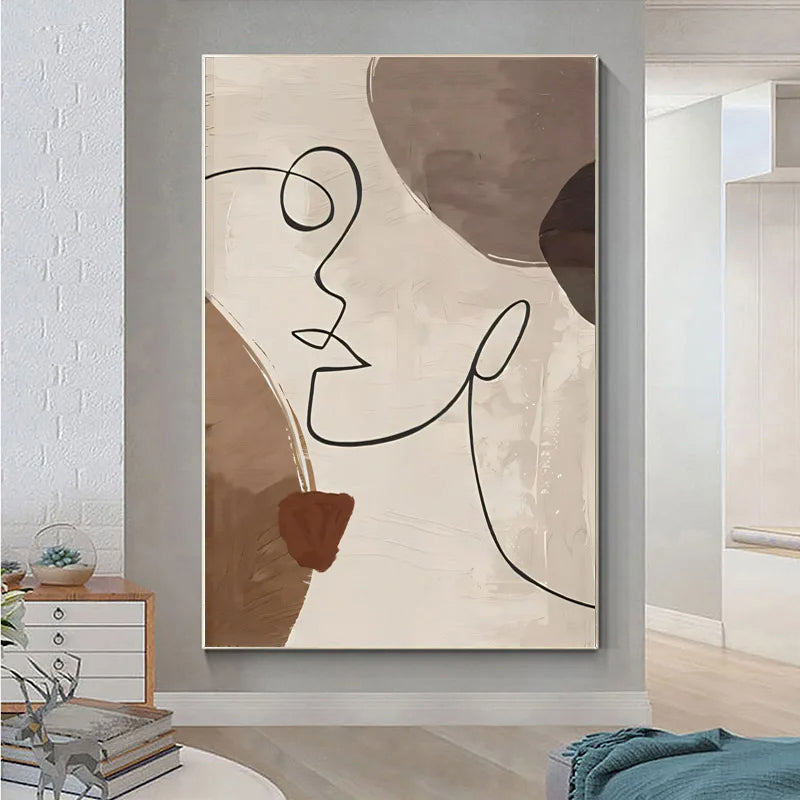 Abstract Flowing Textural Designs Wall Art Fine Art Canvas Prints Pictures For Modern Apartment Living Room Foyer Art For Scandinavian Interiors 2025