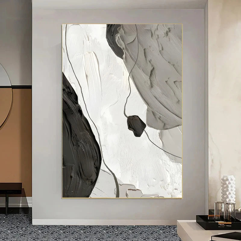 Abstract Flowing Textural Designs Wall Art Fine Art Canvas Prints Pictures For Modern Apartment Living Room Foyer Art For Scandinavian Interiors 2025