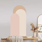 Abstract Geometric Archway Wall Mural Removable PVC Vinyl Wall Decal For Living Room Kid's Room Creative DIY Home Decor