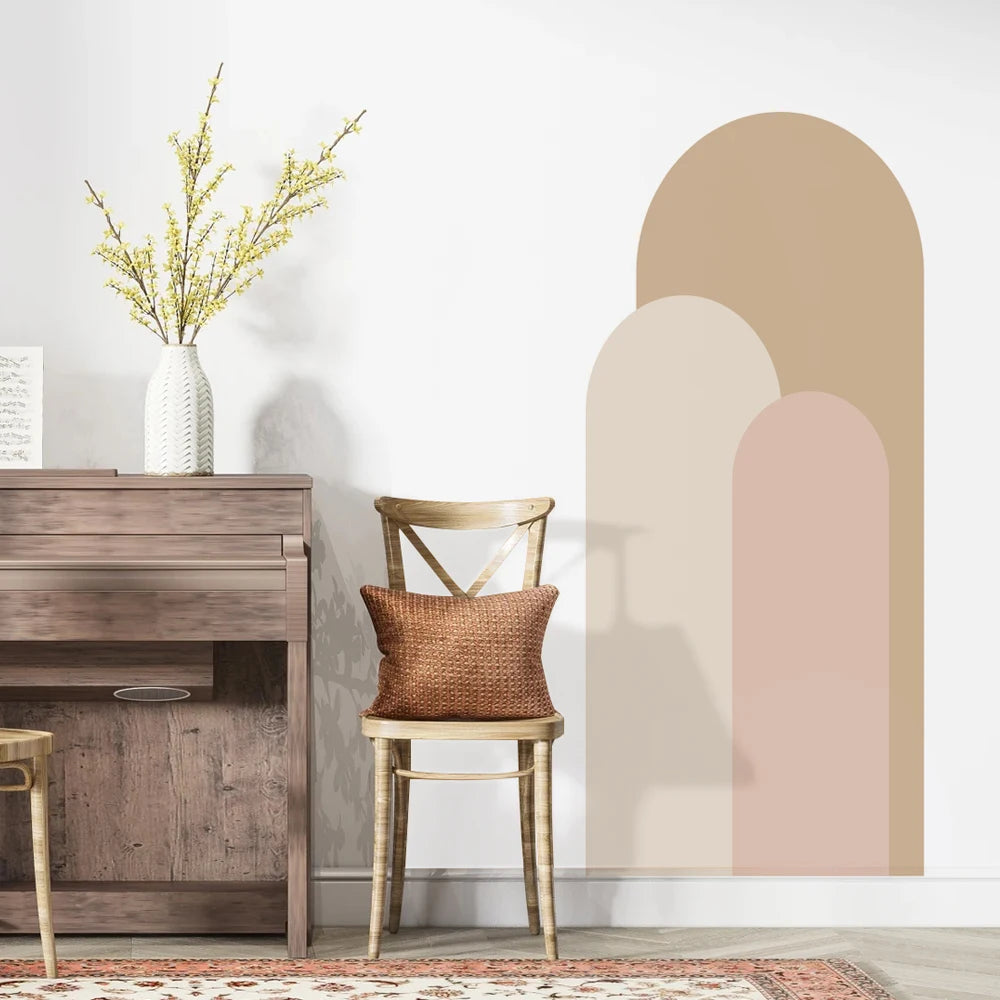 Abstract Geometric Archway Wall Mural Removable PVC Vinyl Wall Decal For Living Room Kid's Room Creative DIY Home Decor 52x140cm