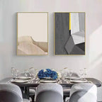 Abstract Geometric Modern  Wall Art Fine Art Canvas Prints Pictures For Urban Apartment Living Room Dining Room Art For Contemporary Interior Design 2025