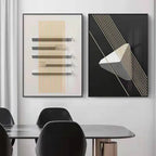 Abstract Geometric Modern  Wall Art Fine Art Canvas Prints Pictures For Urban Apartment Living Room Dining Room Art For Contemporary Interior Design 2025
