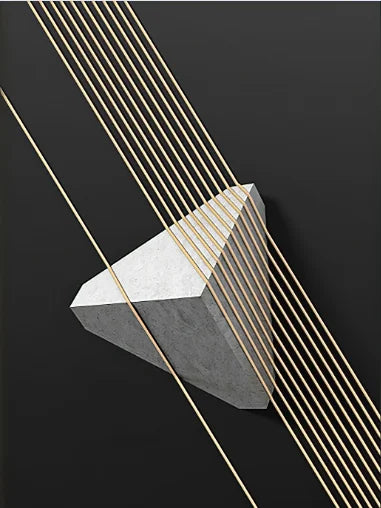 Abstract Geometric Modern  Wall Art Fine Art Canvas Prints Pictures For Urban Apartment Living Room Dining Room Art For Contemporary Interior Design 2025