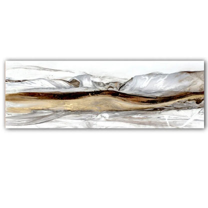 Abstract Minimalist Flowing Landscape Wall Art Fine Art Canvas Prints Wide Format Pictures For Above The Sofa Modern Art For Above The Bed