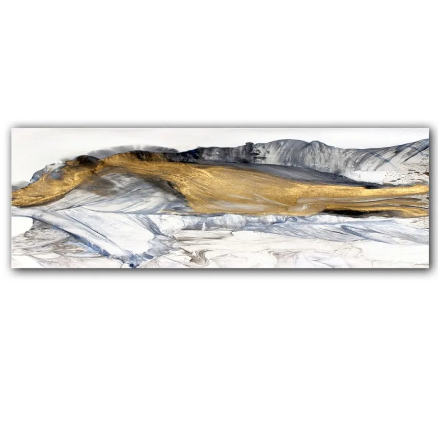 Abstract Minimalist Flowing Landscape Wall Art Fine Art Canvas Prints Wide Format Pictures For Above The Sofa Modern Art For Above The Bed