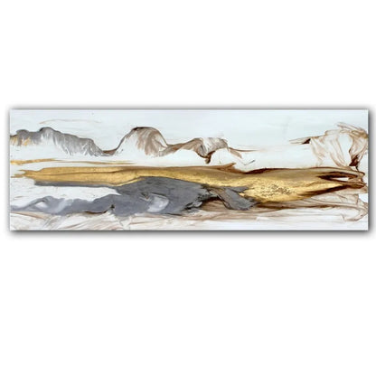 Abstract Minimalist Flowing Landscape Wall Art Fine Art Canvas Prints Wide Format Pictures For Above The Sofa Modern Art For Above The Bed