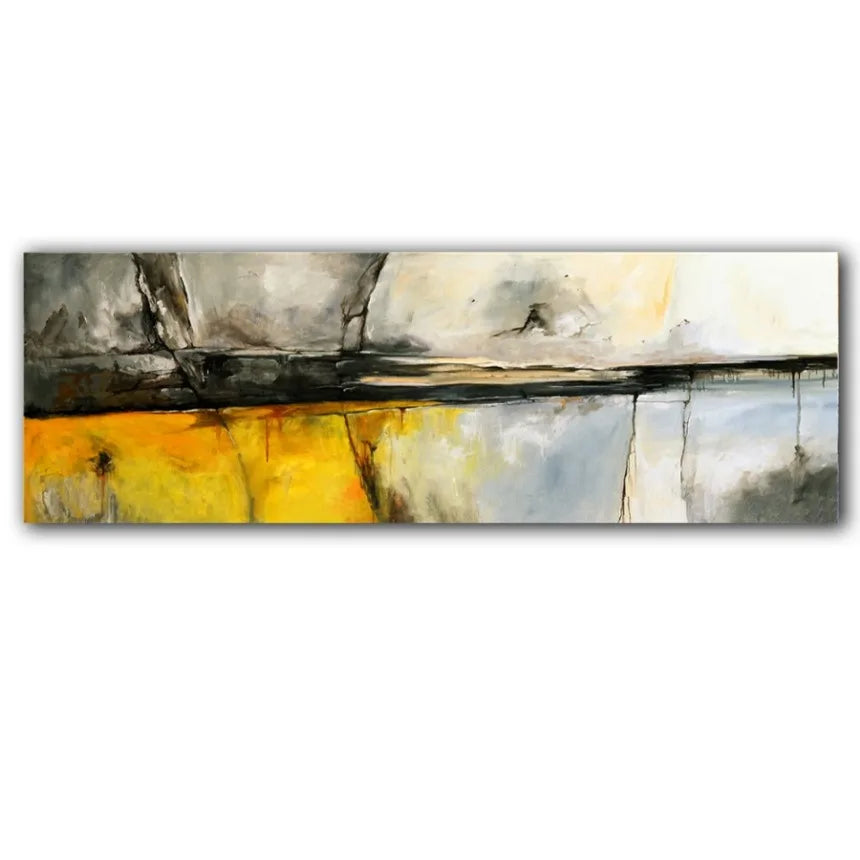 Abstract Minimalist Flowing Landscape Wall Art Fine Art Canvas Prints Wide Format Pictures For Above The Sofa Modern Art For Above The Bed