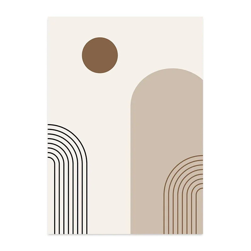 Abstract Minimalist Geometric Line Art Wall Art Fine Art Canvas Prints Pictures For Living Room Dining Room Home Office Art Decor 2025